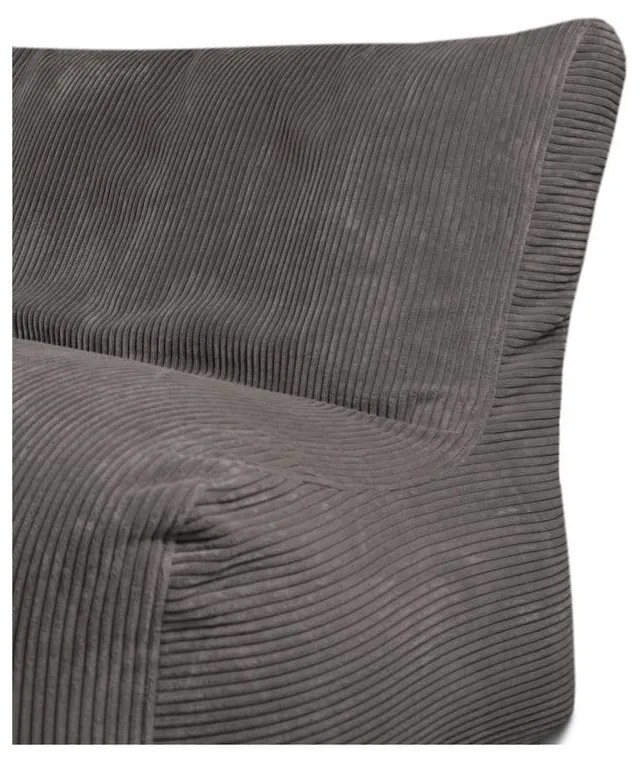 Fotoliu bean bag verde mentă cu tapițerie din catifea reiată Sofa Seat Lounge – SLOWDOWN