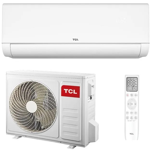 Aparat de aer conditionat inverter TCL Breeze IN 2.0 TAC-24CHSD/UG11V3AHB, 24000 BTU, 70 m², A+++, Algoritm AI, Wi-Fi, Super Turbo Start, iFeel, Functionare la -30°C, Smart Gentle Wind, Alb