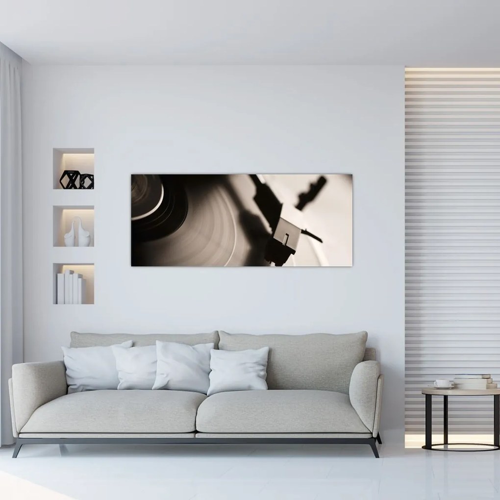 Tablou - Înregistrare gramofonică (120x50 cm)