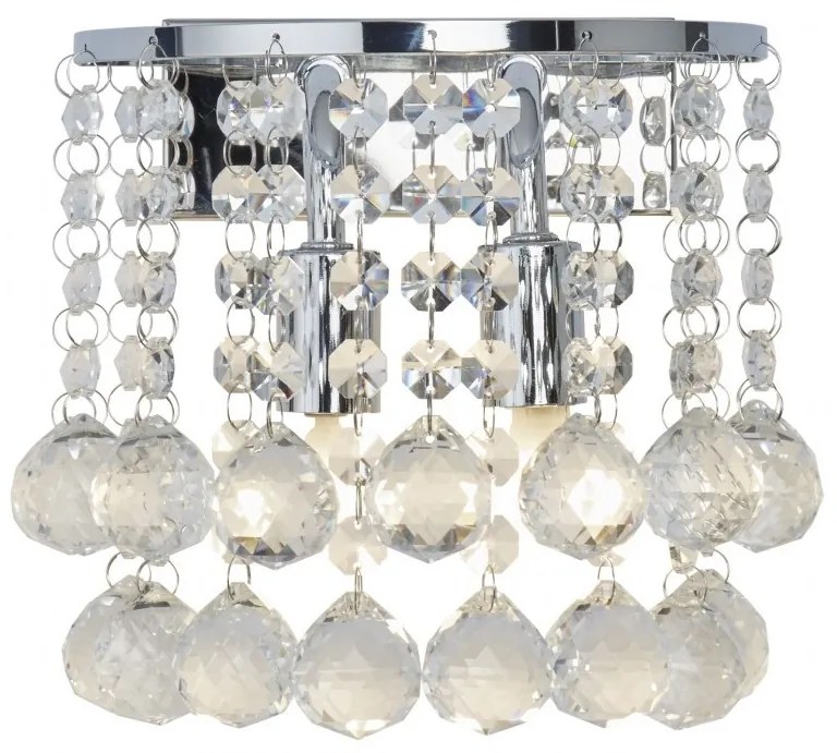 Aplica perete eleganta design modern Hanna crom 2402-2CC SRT