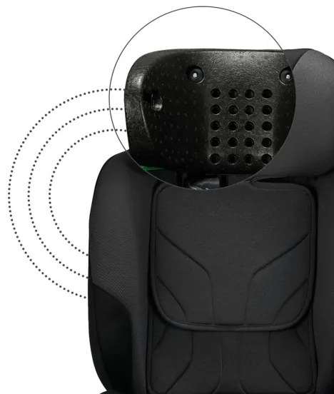 KINDERKRAFT SELECT - Scaun auto I-FIX (40-150 cm) negru grafit