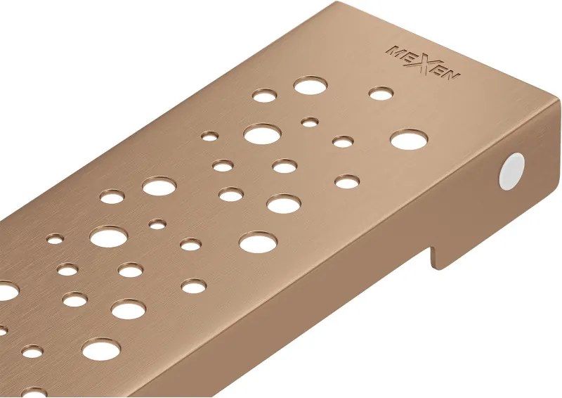 Mexen Flat Masca M12 pentru scurgere liniară 90 cm, cupru periat - 1C21090