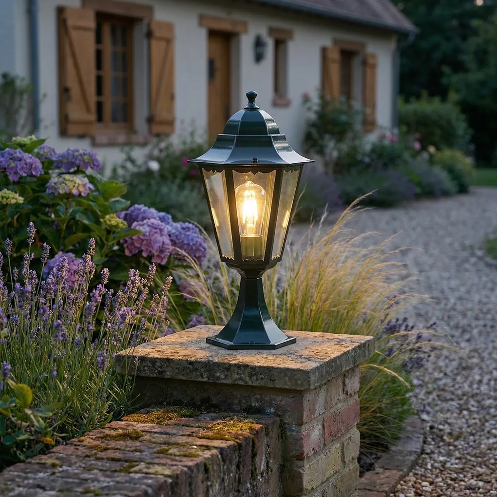 Baza clasică pentru lanternă de exterior verde închis IP44 - New Orleans