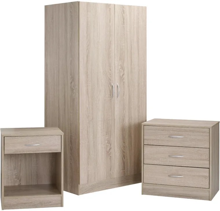 Set de dormitor Haddam 3 Piese - PAL