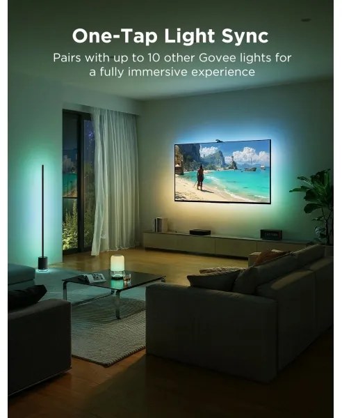 Govee - TV Backlight 3 Pro 75-85" Iluminare LED din spate SMART RGBIC, Wi-Fi