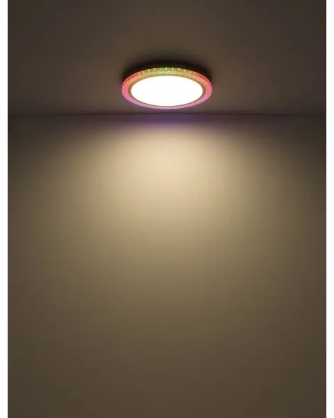 Plafonieră RGBW dimabilă BOLLY LED/20W/230V Globo 41372-24 + telecomandă