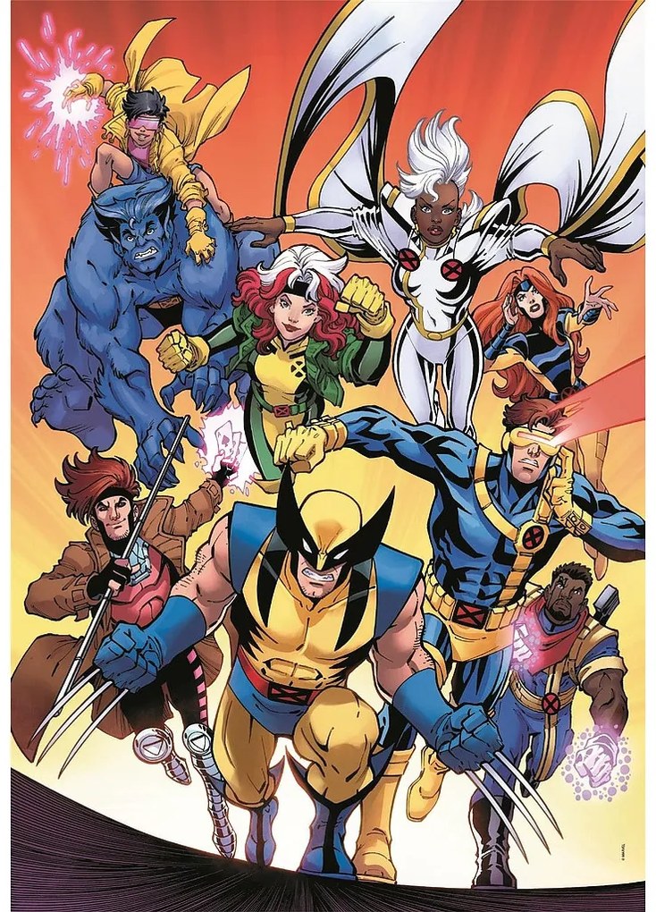 Colorat X-men puzzle Compact 1000 de piese Clementoni