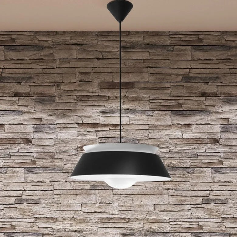 Abajur modern Cuna 38cm, negru