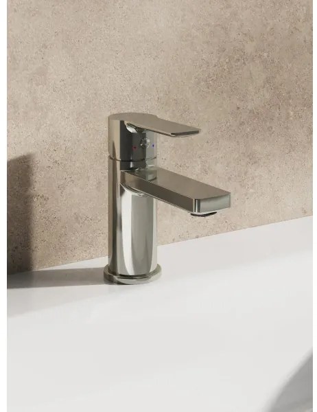 Ravak X070482 - Baterie pentru lavoar SOLAR, 13,5 cm, crom lucios