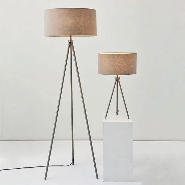 Endon 66986 - Lampă de masă TRI 1xE27/40W/230V crom mat/crem