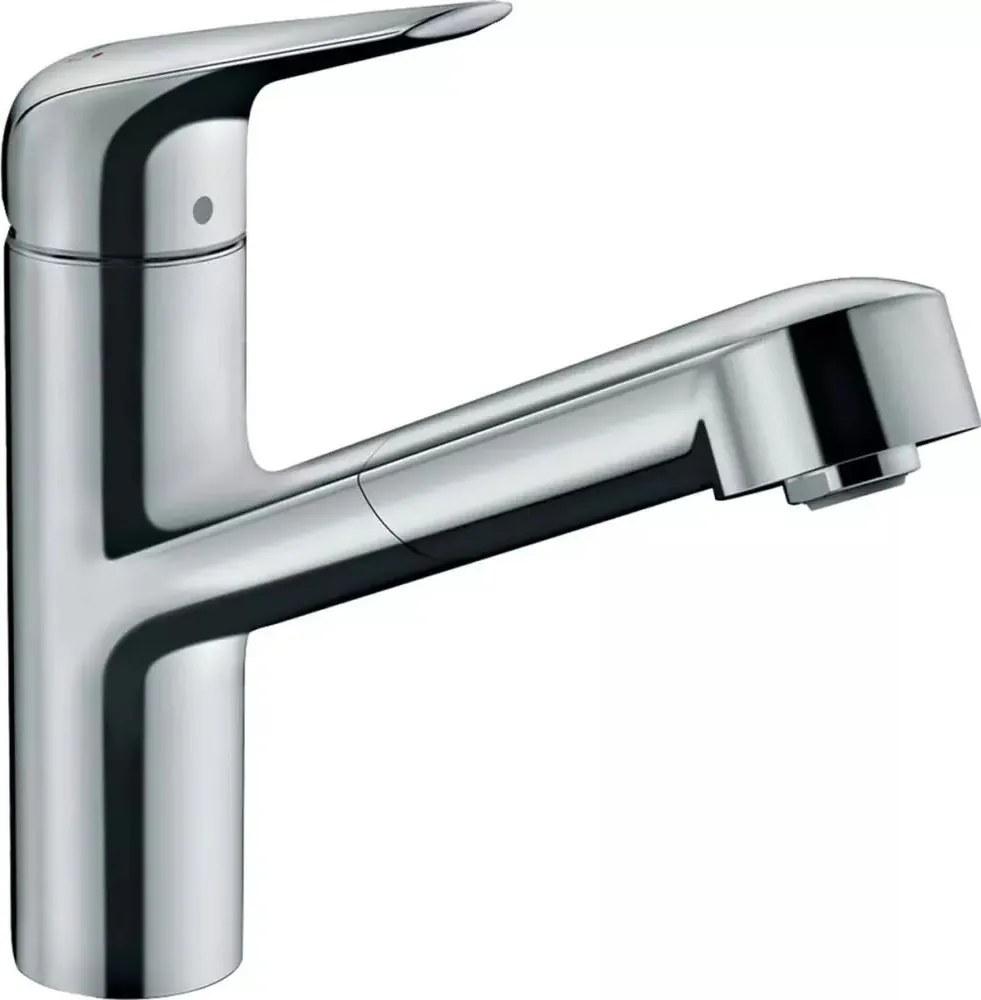 Baterie bucatarie cu dus extractibil Hansgrohe Focus M42 150 cu 1 jet