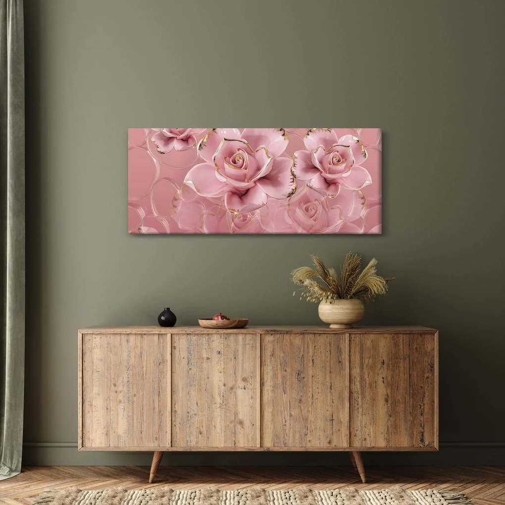 Tablou - Decor floral (120x50 cm)