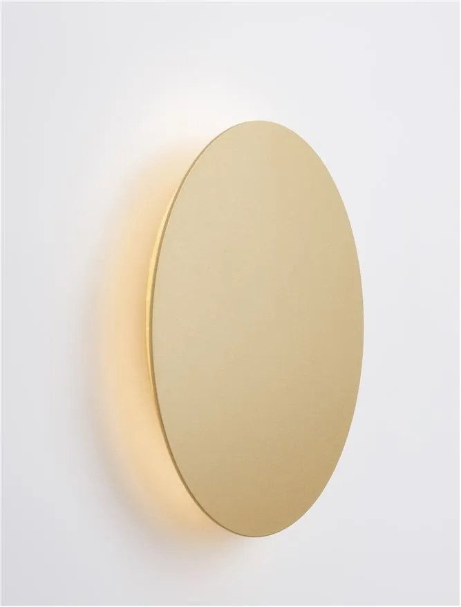 Aplica LED de perete design ambiental CYRCLE 22cm aurie