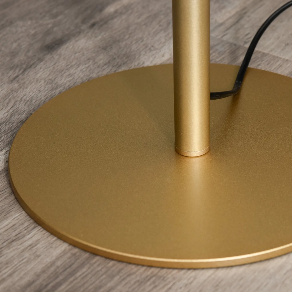 HomCom lampa de podea, abajur textil, lampa de sol | AOSOM RO