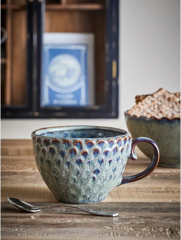 Cești gri 4 buc. din ceramică 365 ml Katrina – Bloomingville