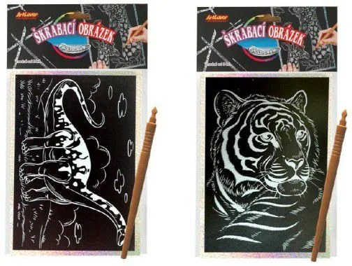 Hologramă imagine răzuire 14x25cm 8 feluri