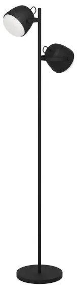 Lampadar Eglo 390048 UPANEMA 2xE27/28W/230V negru