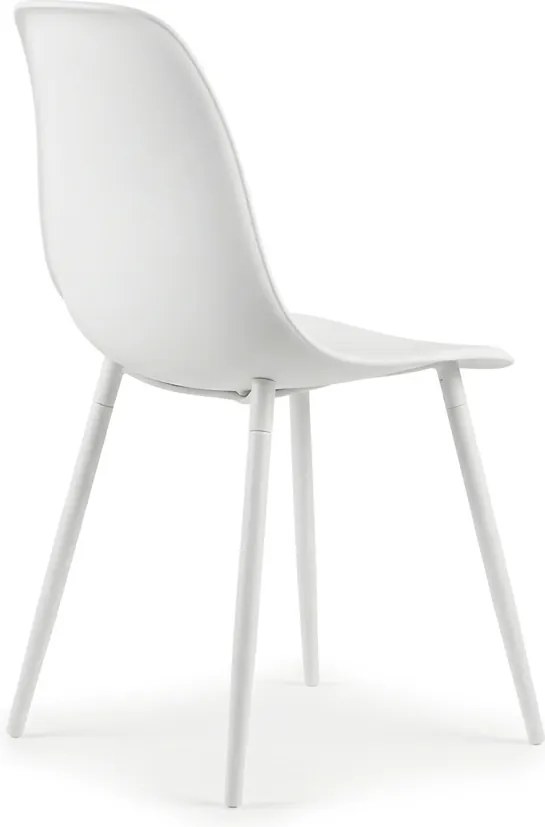 OFERTA Scaun de masa OSAKA din plastic, alb II. calitate