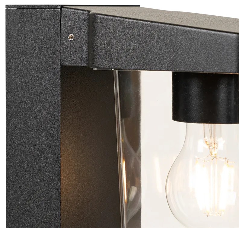 Lampă de podea modernă pentru exterior neagră 60 cm IP54 - Chimay