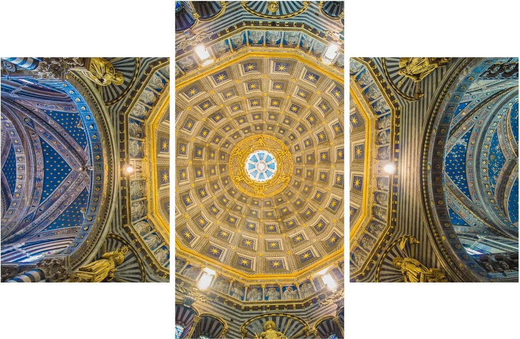 Tablou cu tavanul bisericii Siena (90x60 cm)