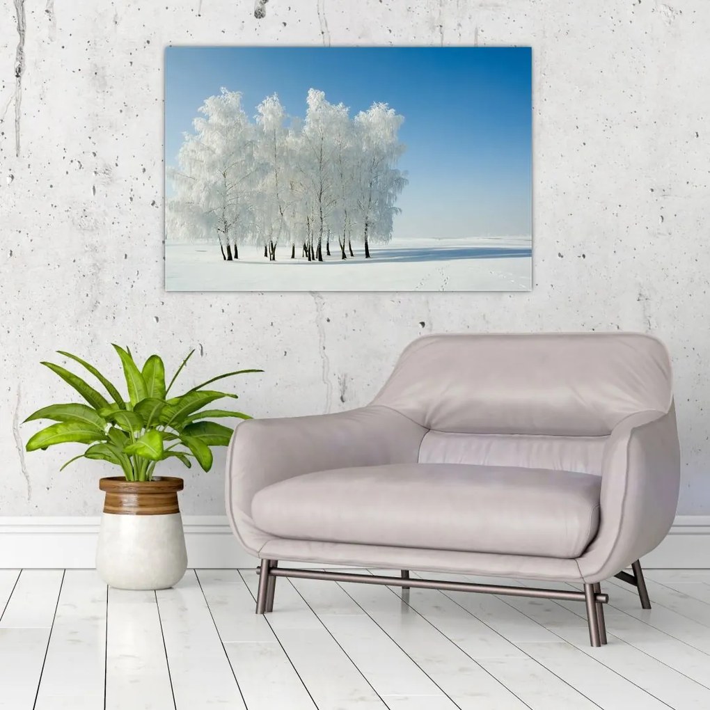 Tablou - Peisaj înzăpezit (90x60 cm)