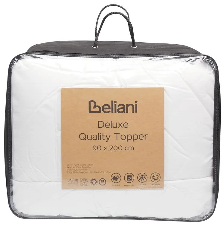 Husă pentru saltea 200x90 cm Travis (alb). 1011147