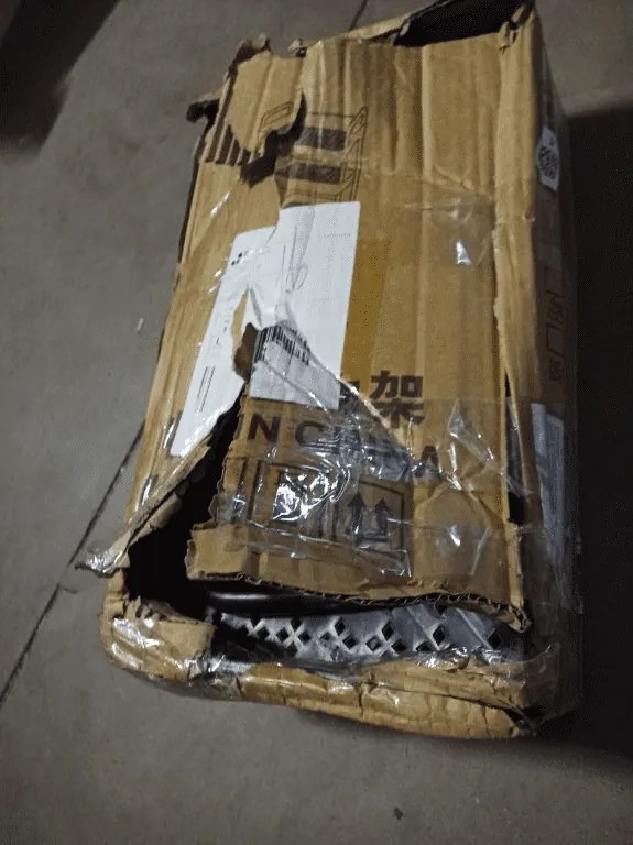 OFERTA Raft pe roti POZIO 37x22x95 cm negru II.calitate