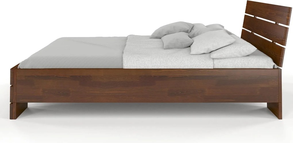 Pat lemn masiv Înalt TerraCraft Pin Personalizabil - 200x200cm