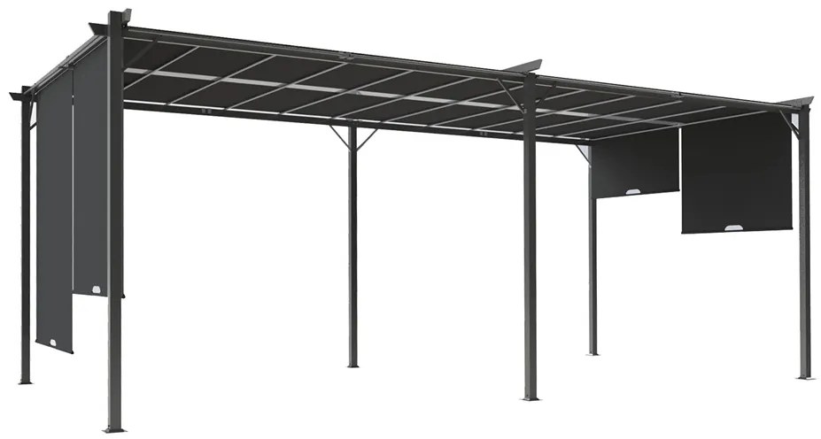Antracit Sevilla 3x6m Garden Point terasă pergolă