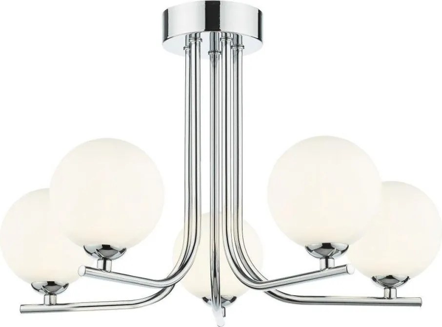 Där Lighting CRA5450-02 - Lustră pe tijă CRADLE 5xG9/25W/230V crom lucios