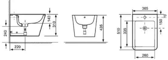 Set vas wc rimless suspendat Fluminia Paris cu capac softclose negru mat + bideu suspendat Fluminia Paris negru mat