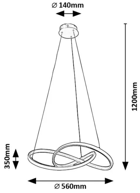 Lustra suspendata LED design modern Castiel