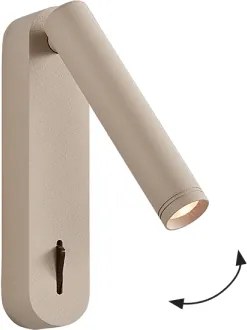 Aplica spot de perete LED ABRIEL LED/6W/230V, bej