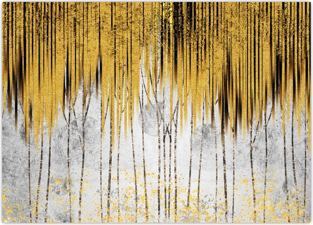 Tablou - Linii de aur (70x50 cm)