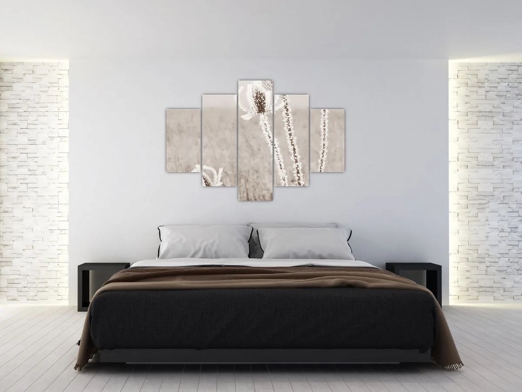 Tablou - Ciulinul în timpul iernii (150x105 cm)