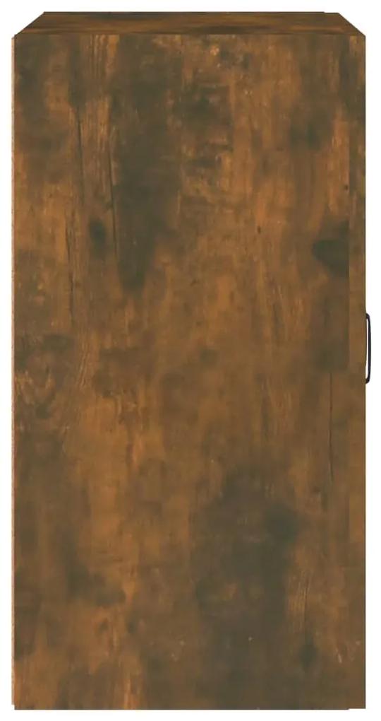 Dulap de perete, stejar fumuriu, 60x31x60 cm, lemn compozit 1, Stejar afumat