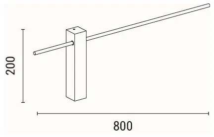 Aplică LED/10W/230V 3000K