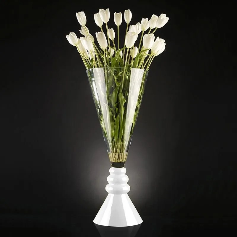 Aranjament floral elegant din lalele albe, SERENA TULIP, 120cm 1141162.93