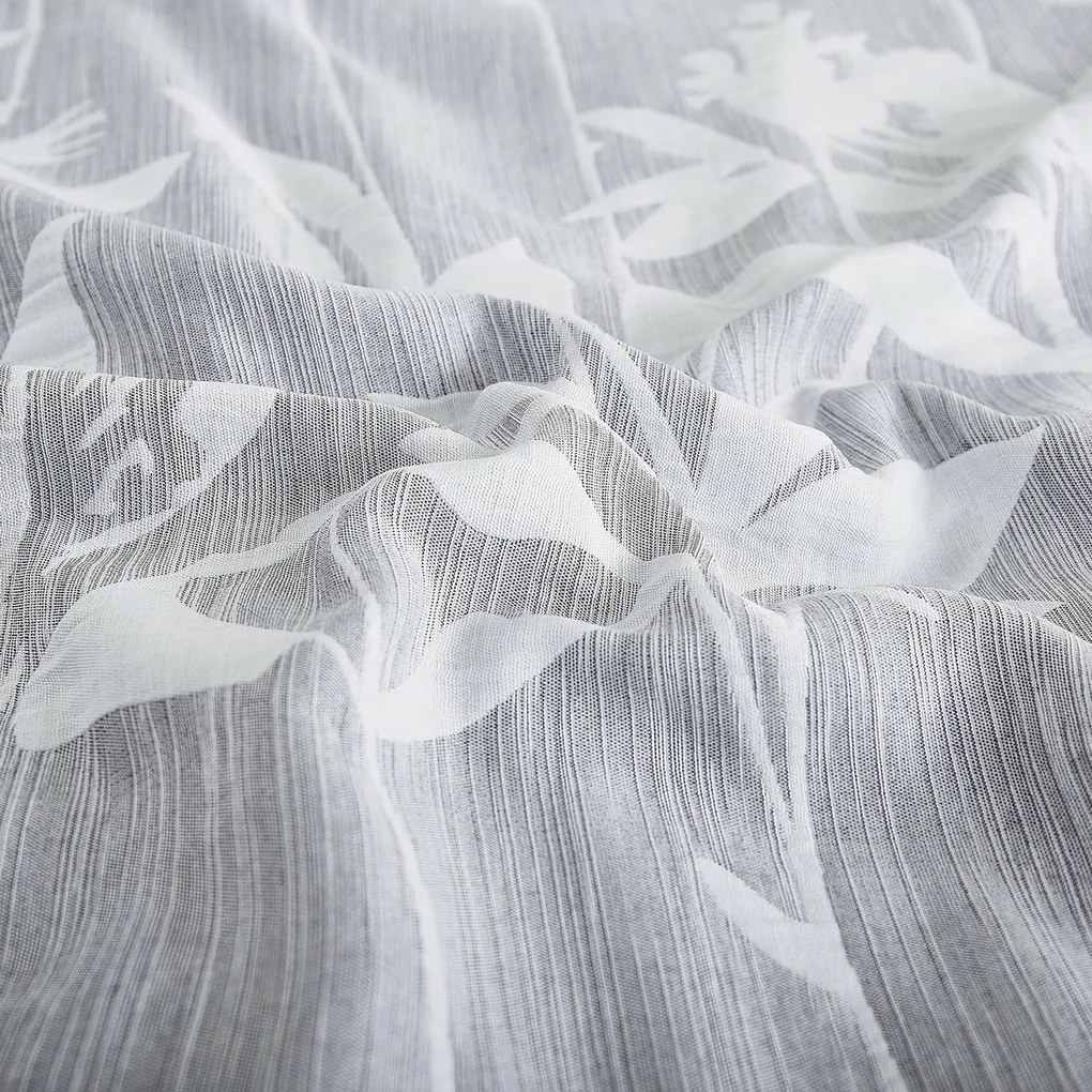 Lenjerie de pat din jacard Alabama gri, 140 x 200cm, 70 x 90 cm
