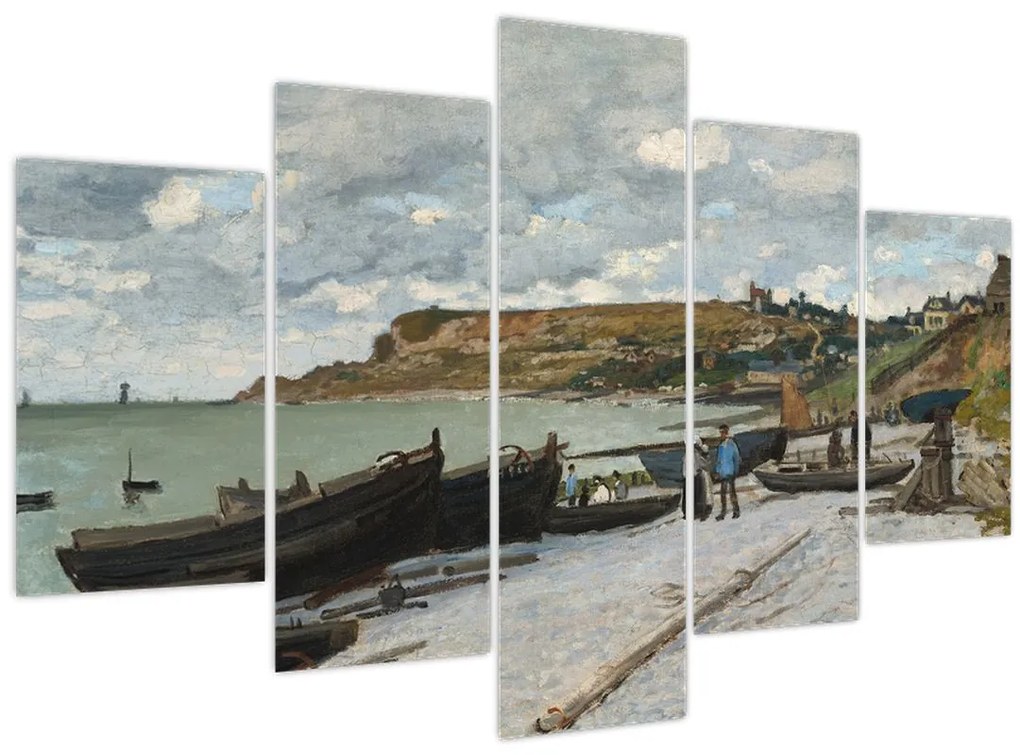 Tablou - Claude Monet, Sainte Adresse, reproducere (150x105 cm)