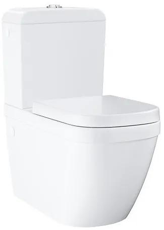 Set PROMO Vas WC pe pardoseala Grohe Euro Ceramic Rimless rezervor si capac SoftClose 3946200H