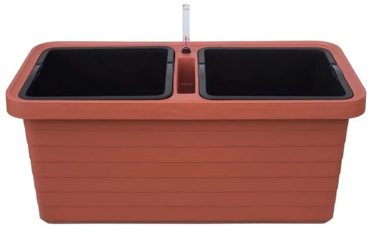 Jardinieră auto-udare Berberis DUO, teracota