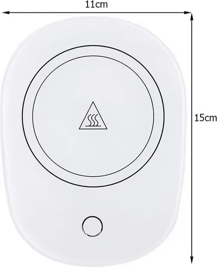 Încălzitor electric cu LED 16W - White
