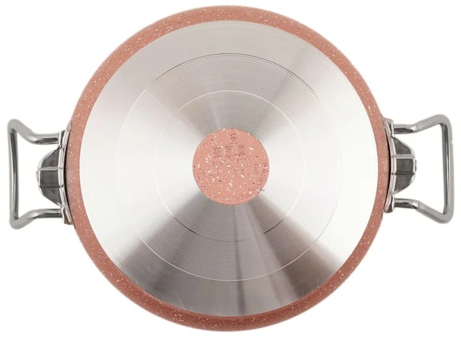 Tigaie din aluminiu Güral Porselen Classic, ø 22 cm, roz