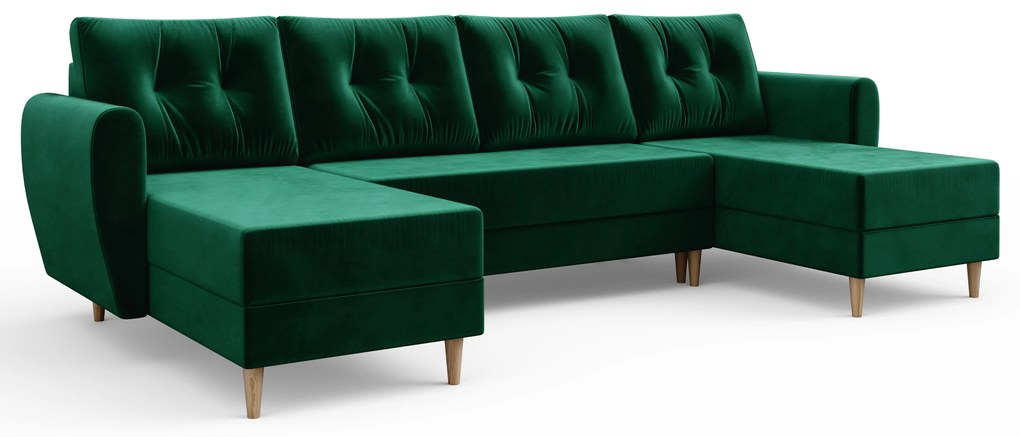 Colțar în formă de U Paladio (verde închis) (D). 1025660