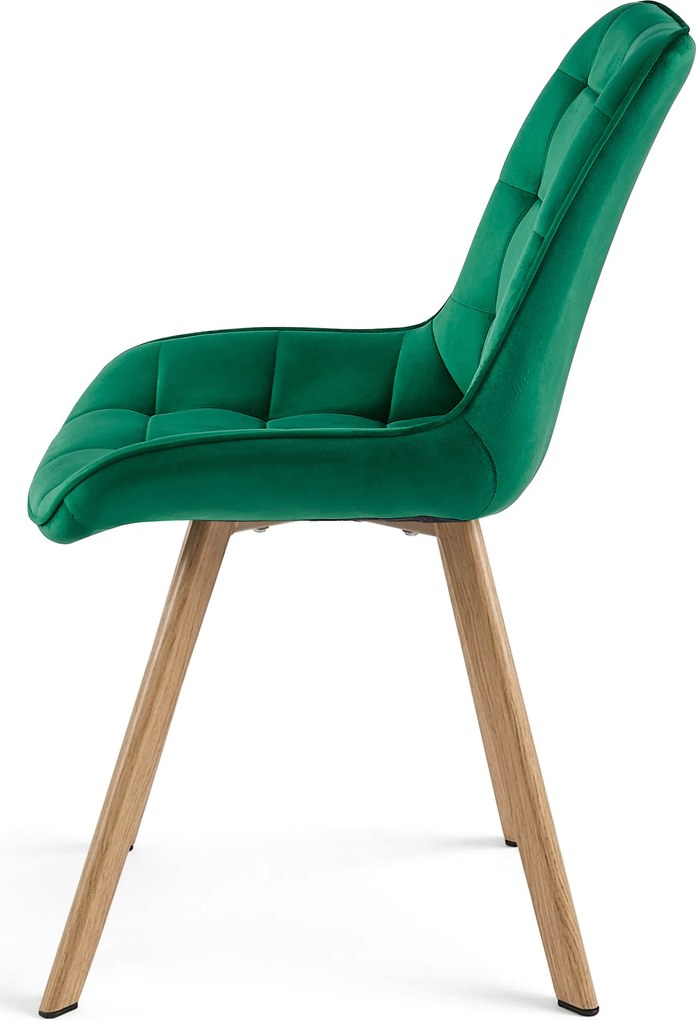 Scaun de masa SORIA VELVET, verde