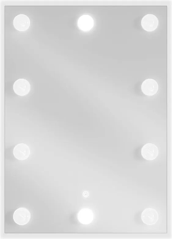Mexen Dona oglindă de baie cu iluminare LED 50 x 70 cm, 6000K, anti-ceață - 9818-050-070-611-00