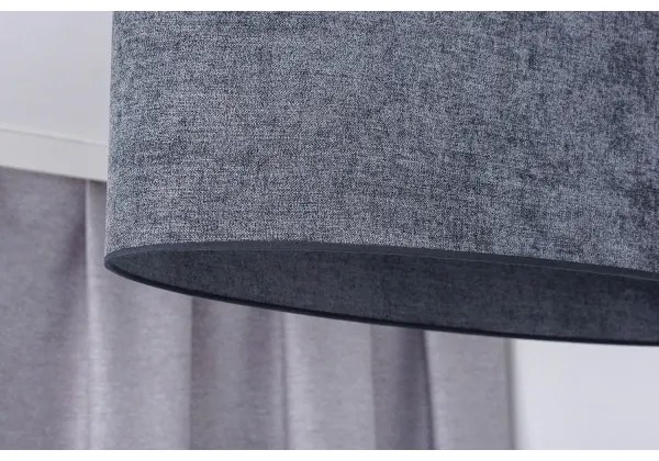 Lustră aplicată Duolla OVAL 1xE27/15W/230V gri