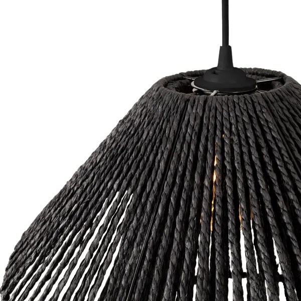 Lustră pe cablu MAXLIGHT P0580 AMALFI 1xE27/15W/230V d. 45 cm negru
