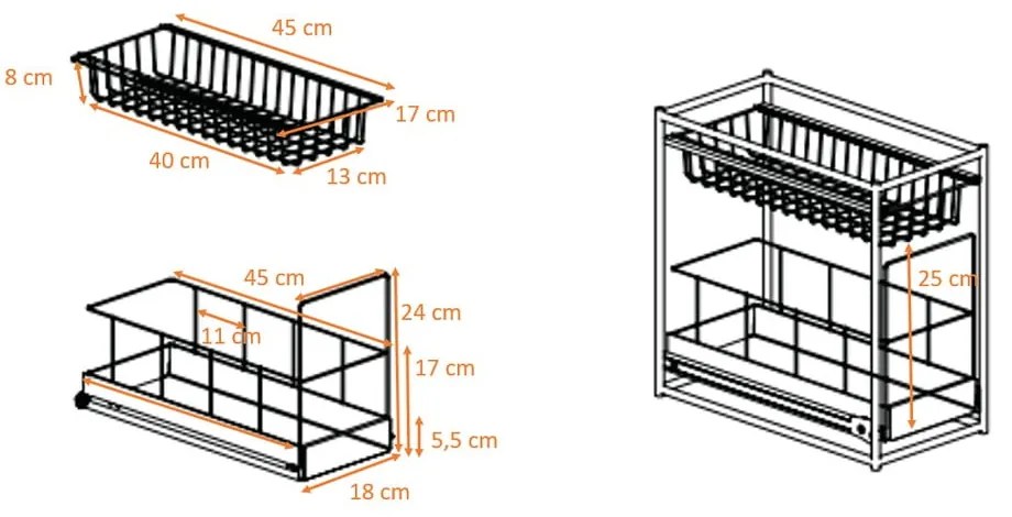 Raft suplimentar din metal – Wenko